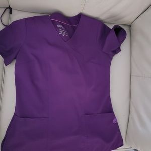Scrubs purple label by Healing hands